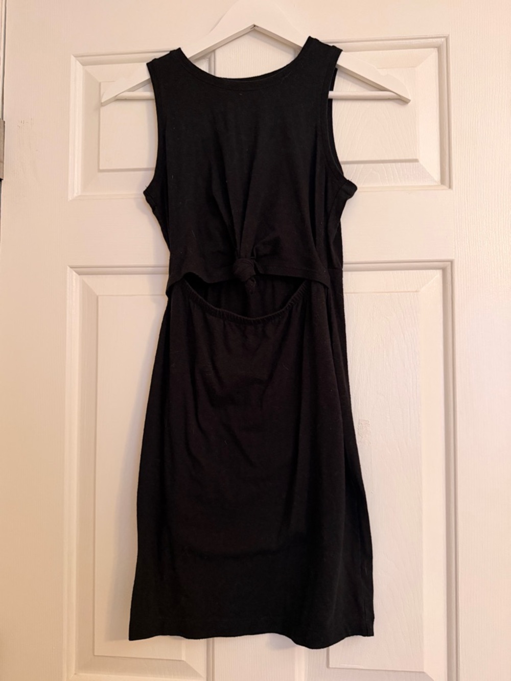 Aerie Black Tie-Knot Tank Dress